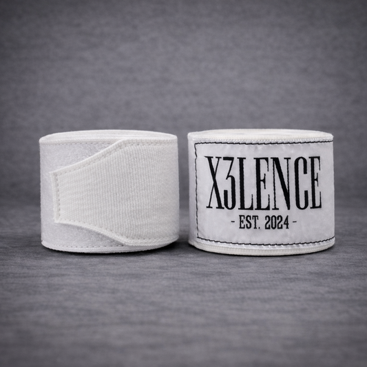 Bandages 4,5 m – Wit – Stevig & Ademend – Nylon/Katoen Mix – X3LENCE