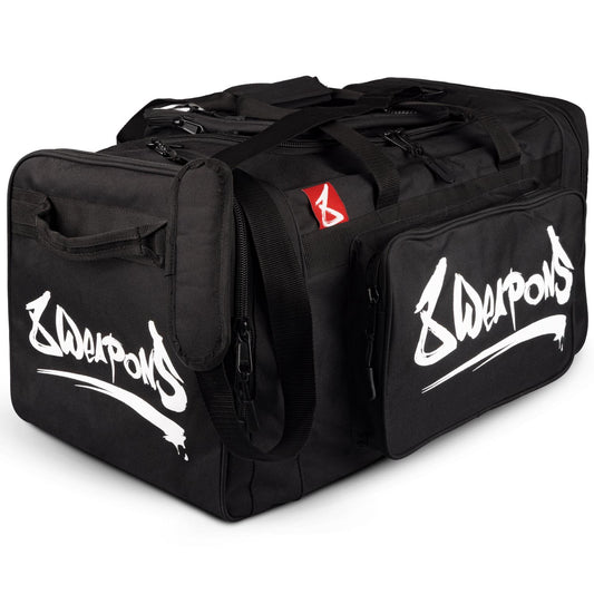 Sporttas Muay Thai – BIG 8 – Zwart/Wit – Grote Capaciteit – 8 WEAPONS