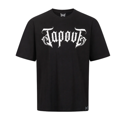 Tapout SIMPLY BELIEVE Oversized T-Shirt Unisex - Zwart