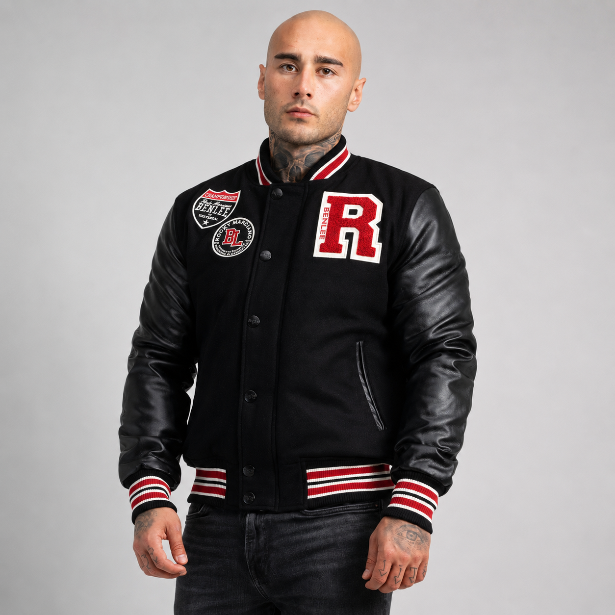 Benlee FRANCIS College Jack Heren - Zwart/Rood