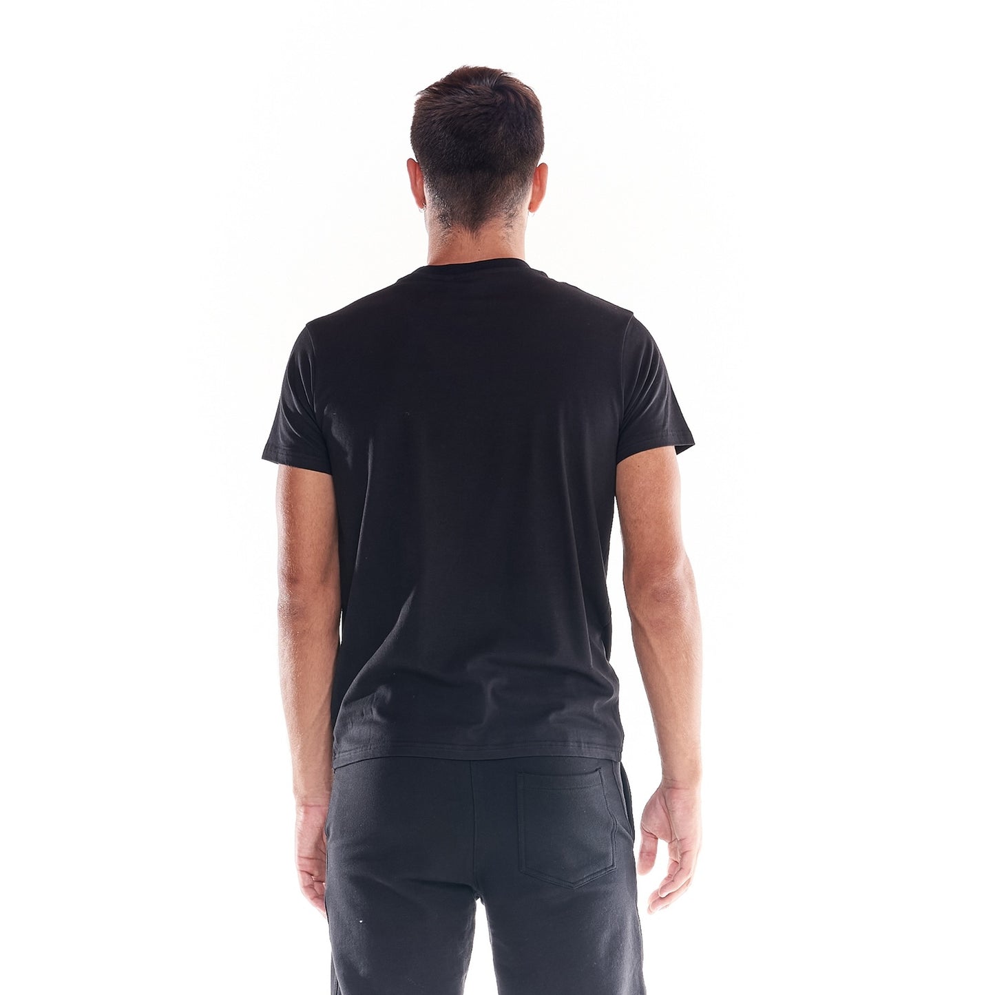 Leone 1947 BIG LOGO T-Shirt Heren - Zwart