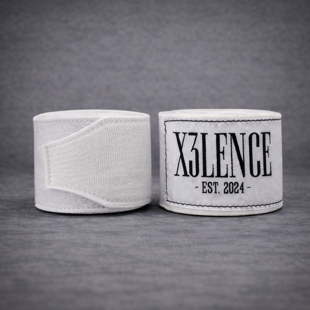 Bandages 4,5 m – Wit – Stevig & Ademend – Nylon/Katoen Mix – X3LENCE