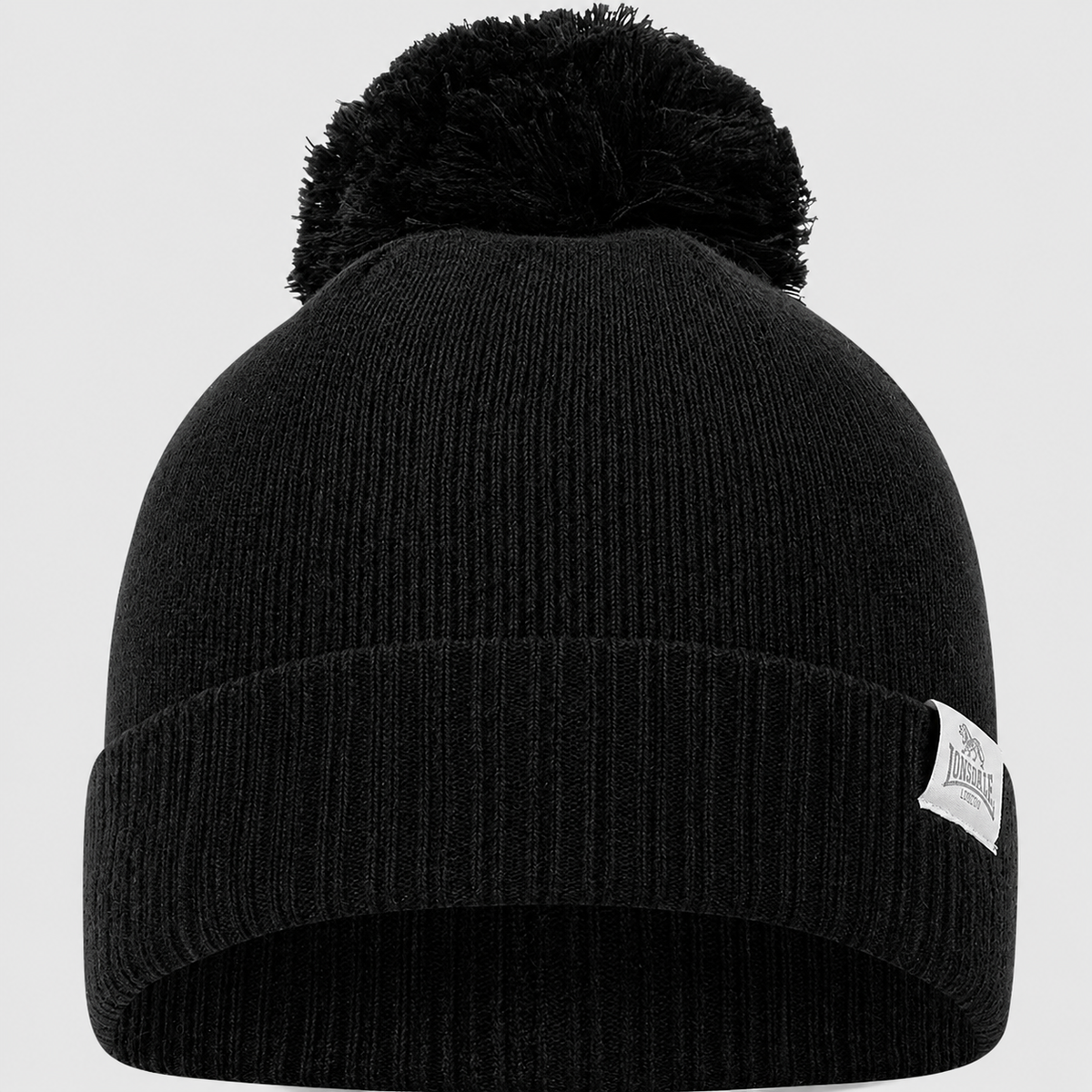 Lonsdale EMBSAY Muts met Pompon - Zwart