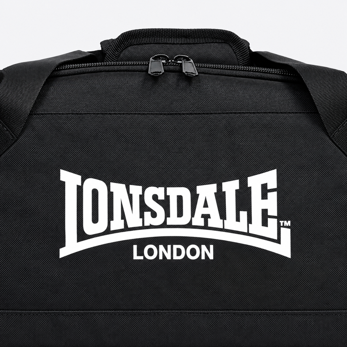 Lonsdale SYSTON Sporttas – Zwart/Wit
