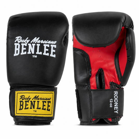 Benlee Rodney Bokshandschoenen -  Zwart / Rood - Kunstleer
