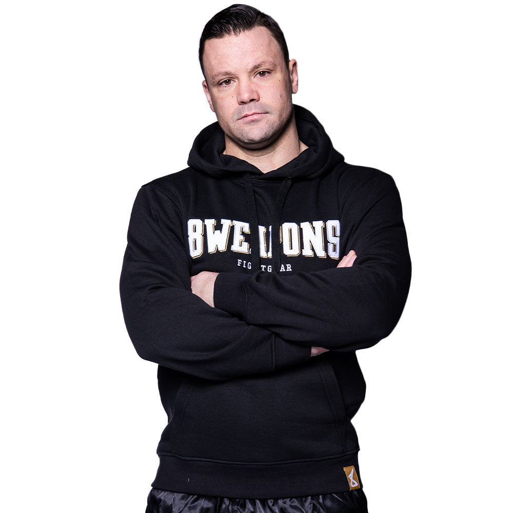 Muay Thai Hoodie – Classic – Zwart – Unisex – 8 WEAPONS