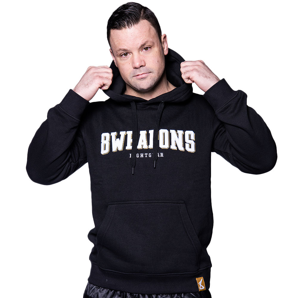 Muay Thai Hoodie – Classic – Zwart – Unisex – 8 WEAPONS