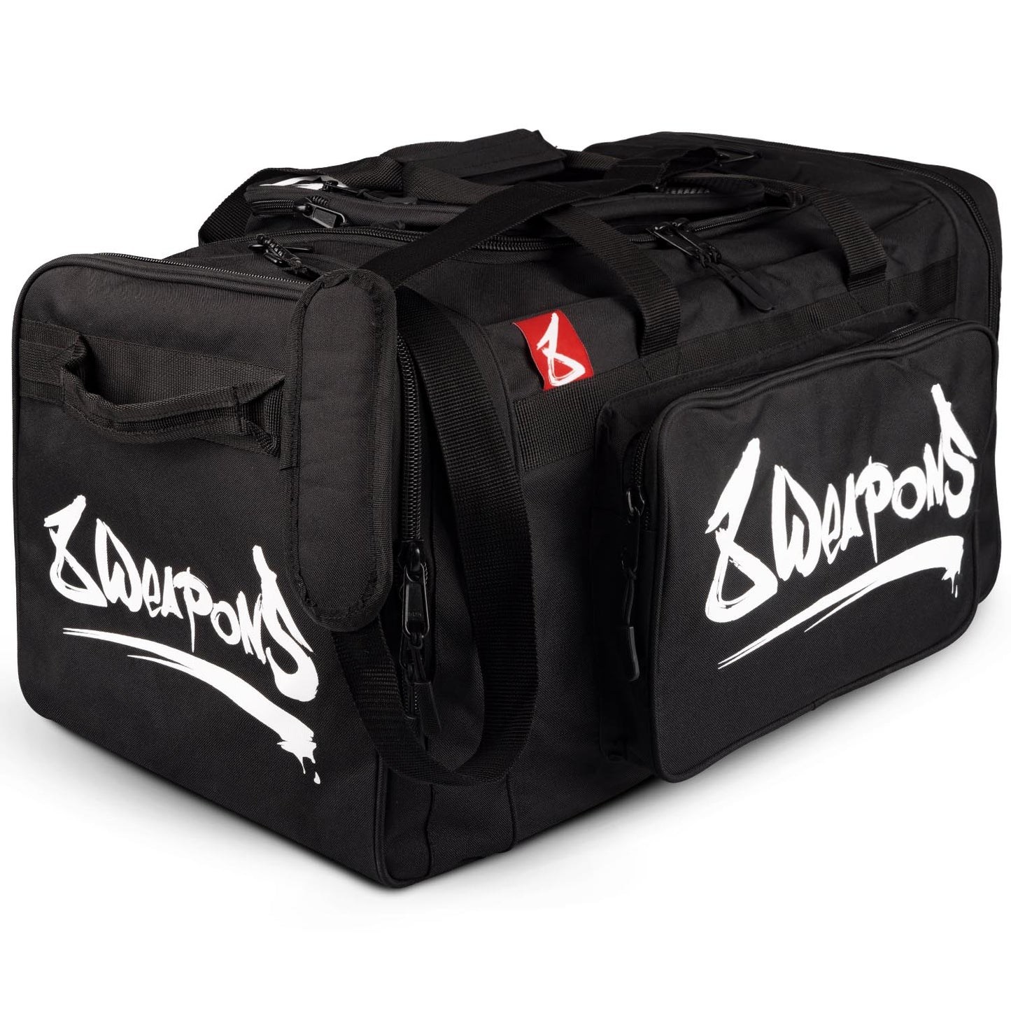 Sporttas Muay Thai – BIG 8 – Zwart/Wit – Grote Capaciteit – 8 WEAPONS