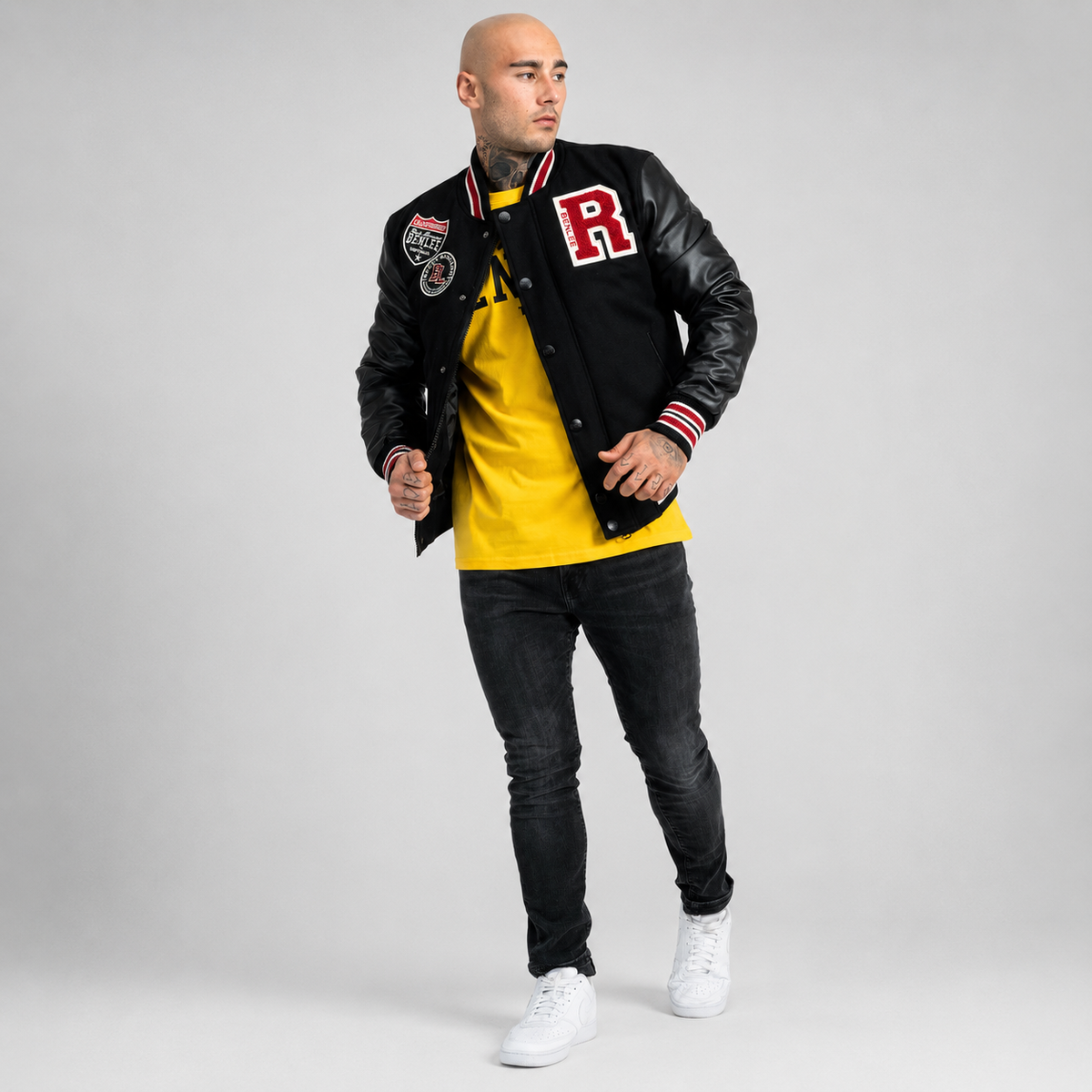 Benlee FRANCIS College Jack Heren - Zwart/Rood