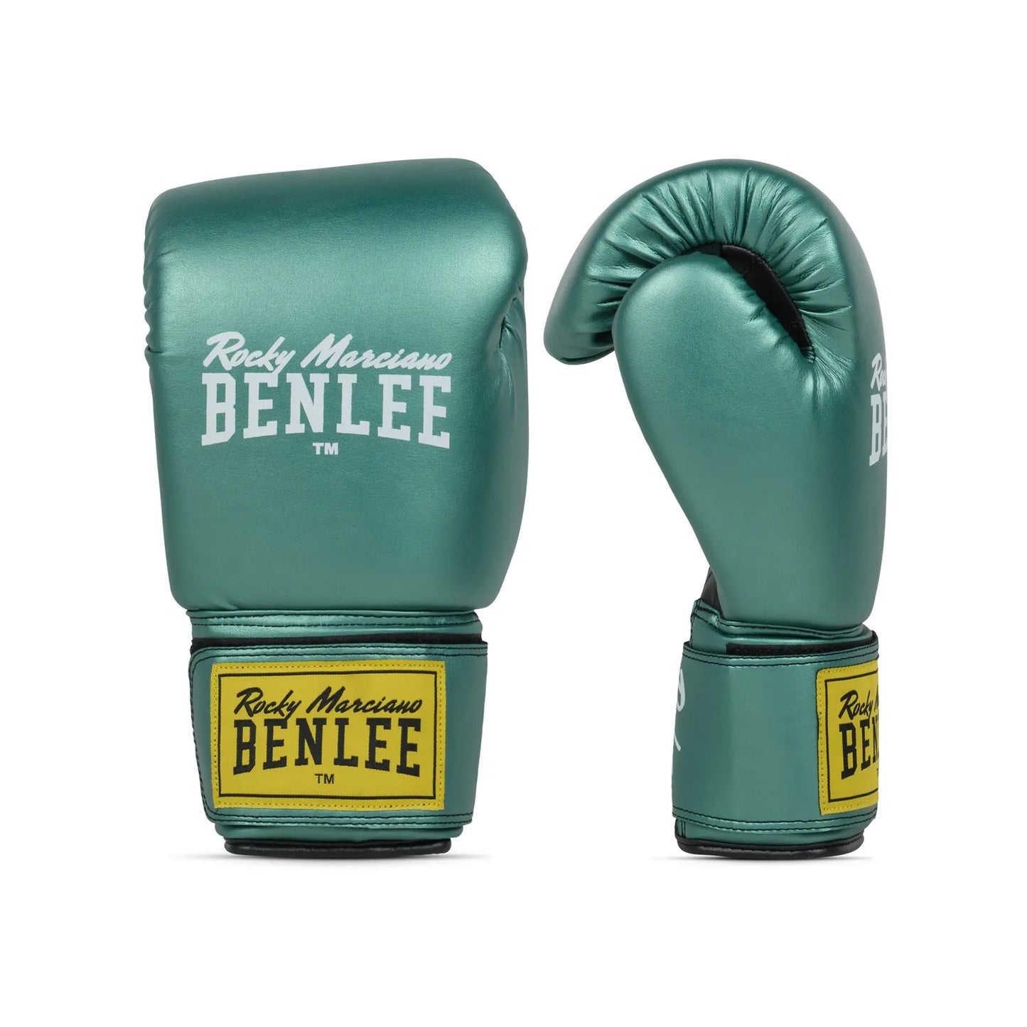 Benlee Rodney Bokshandschoenen - Metallic Groen/Zwart - Kunstleer