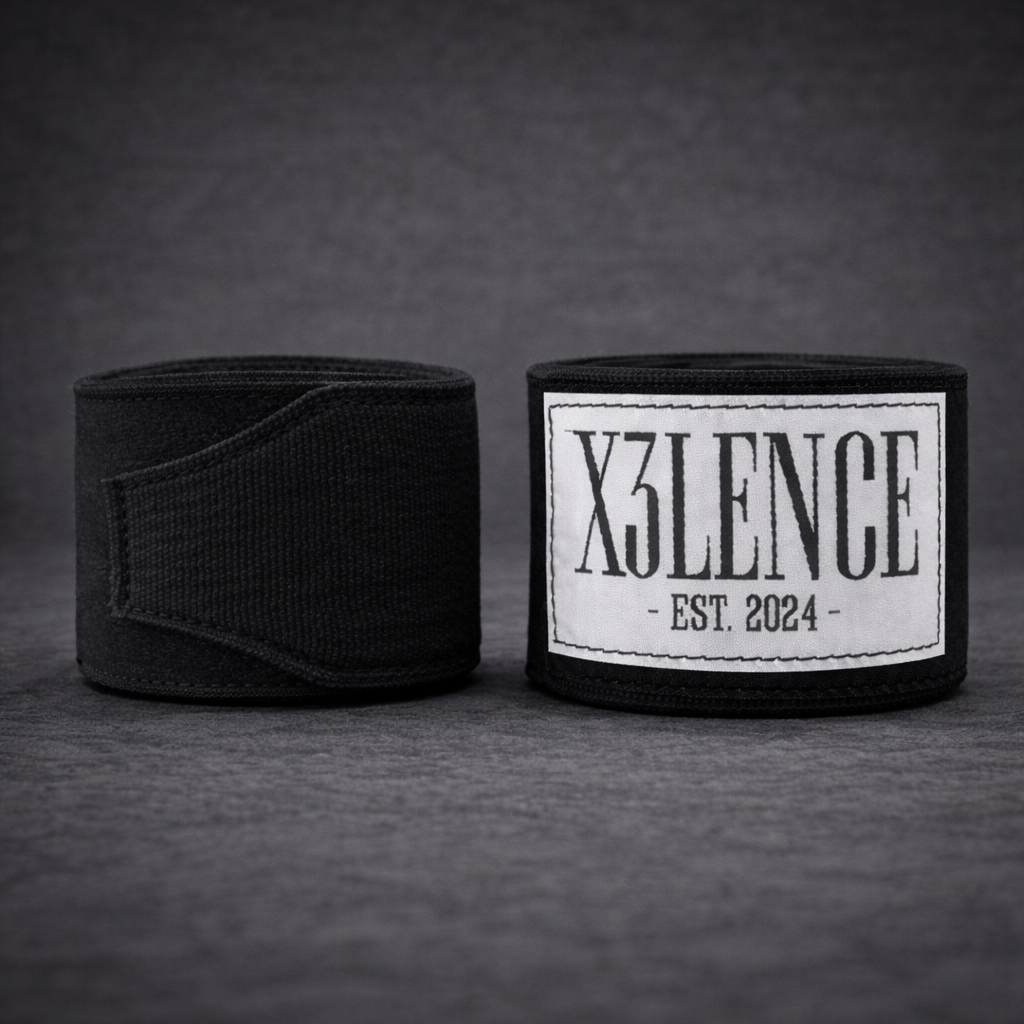 Bandages 4,5 m – Zwart – Stevig & Ademend – Nylon/Katoen Mix – X3LENCE