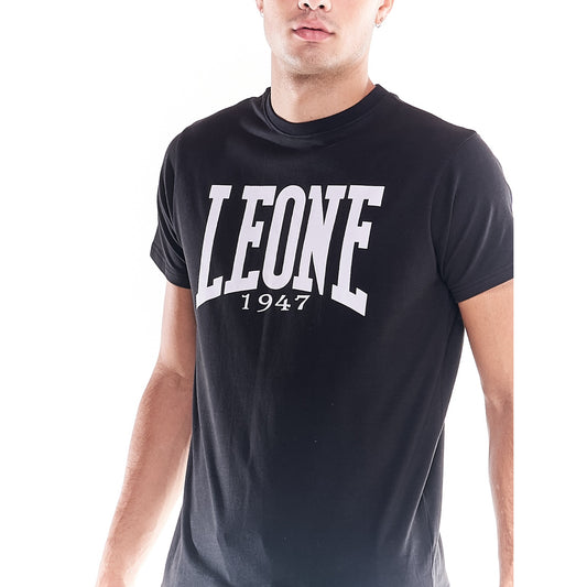 Leone 1947 BIG LOGO T-Shirt Heren - Zwart