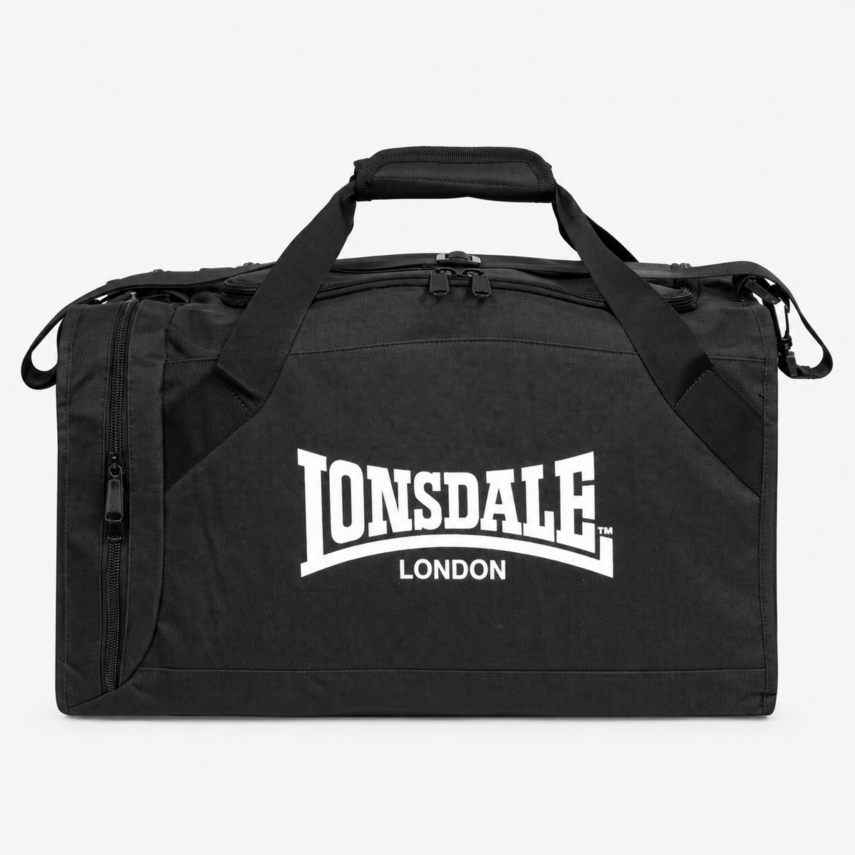 Lonsdale SYSTON Sporttas – Zwart/Wit
