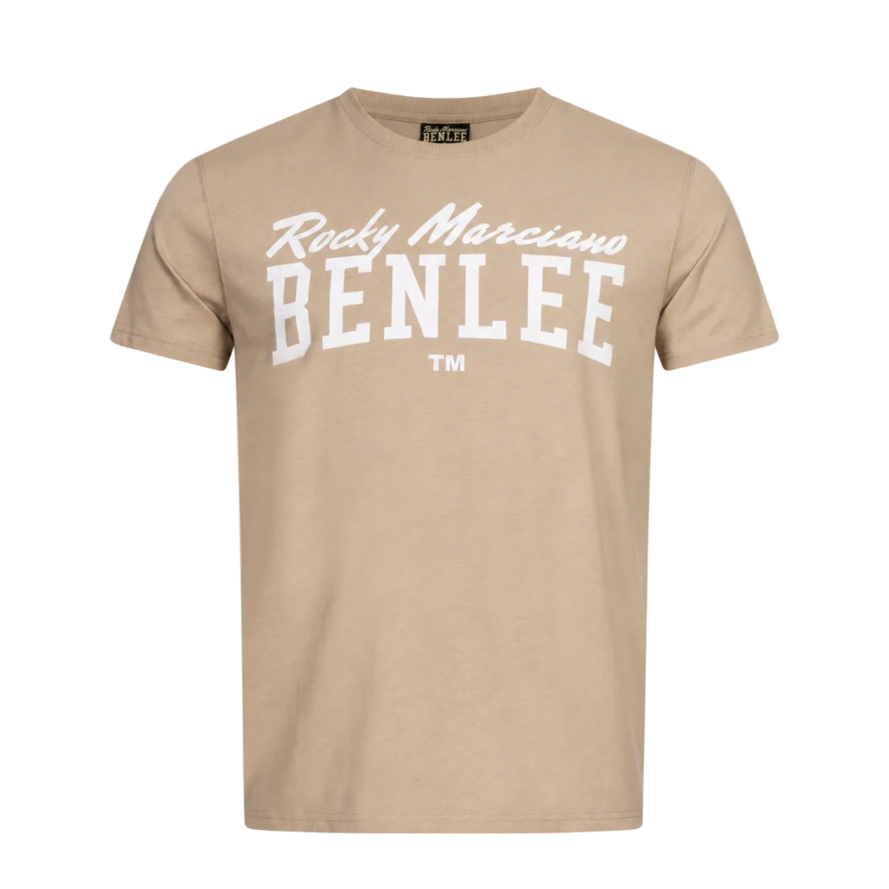Benlee Heren T-shirt - Zand / Wit - Groot Logo