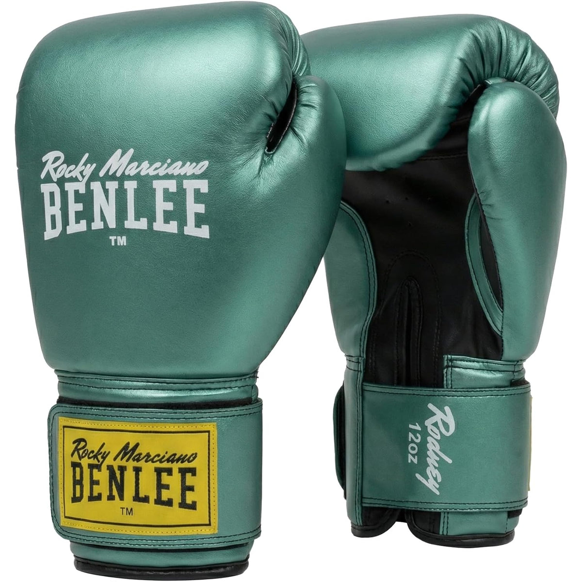 Benlee Rodney Bokshandschoenen - Metallic Groen/Zwart - Kunstleer