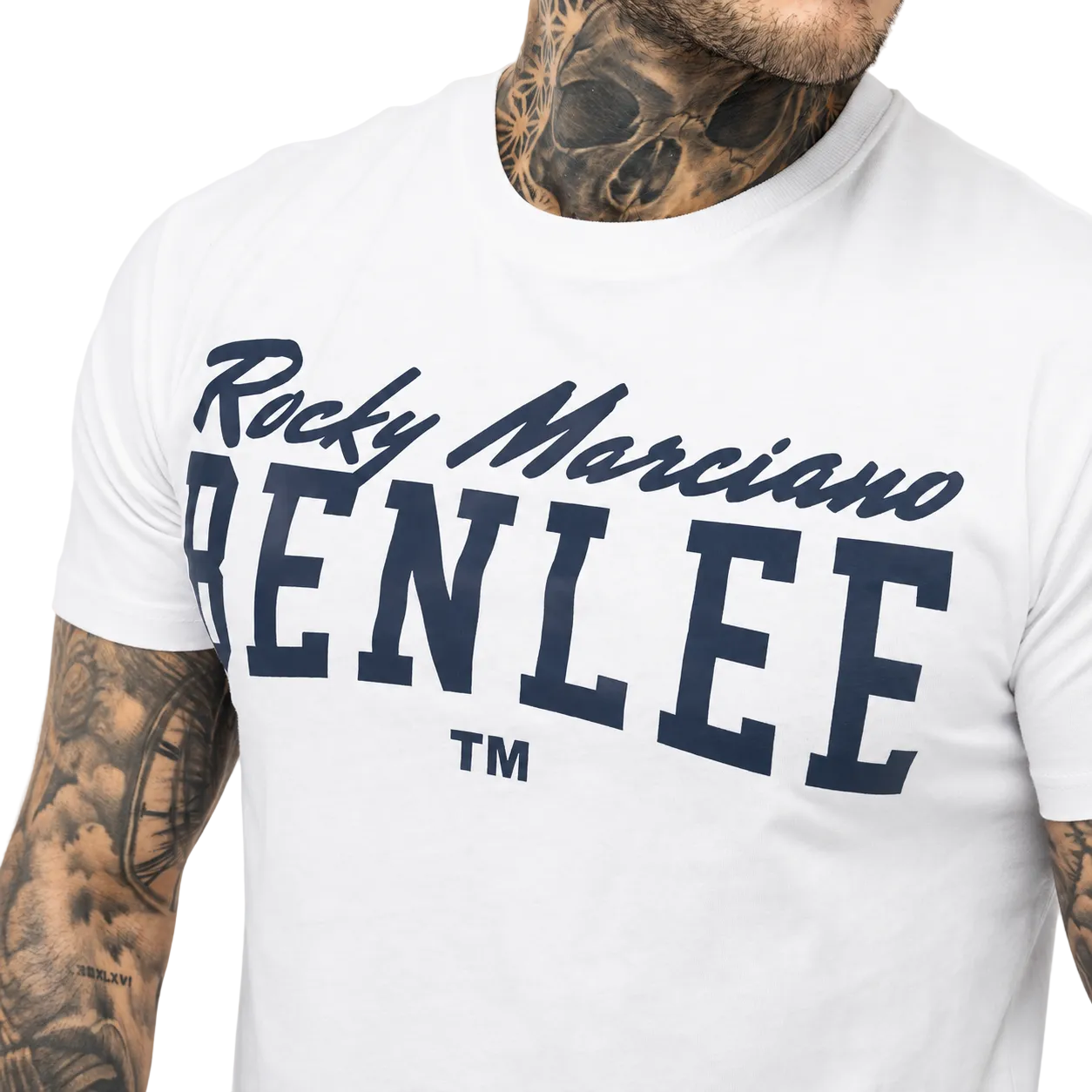 Benlee Heren T-shirt - Wit - Groot Logo