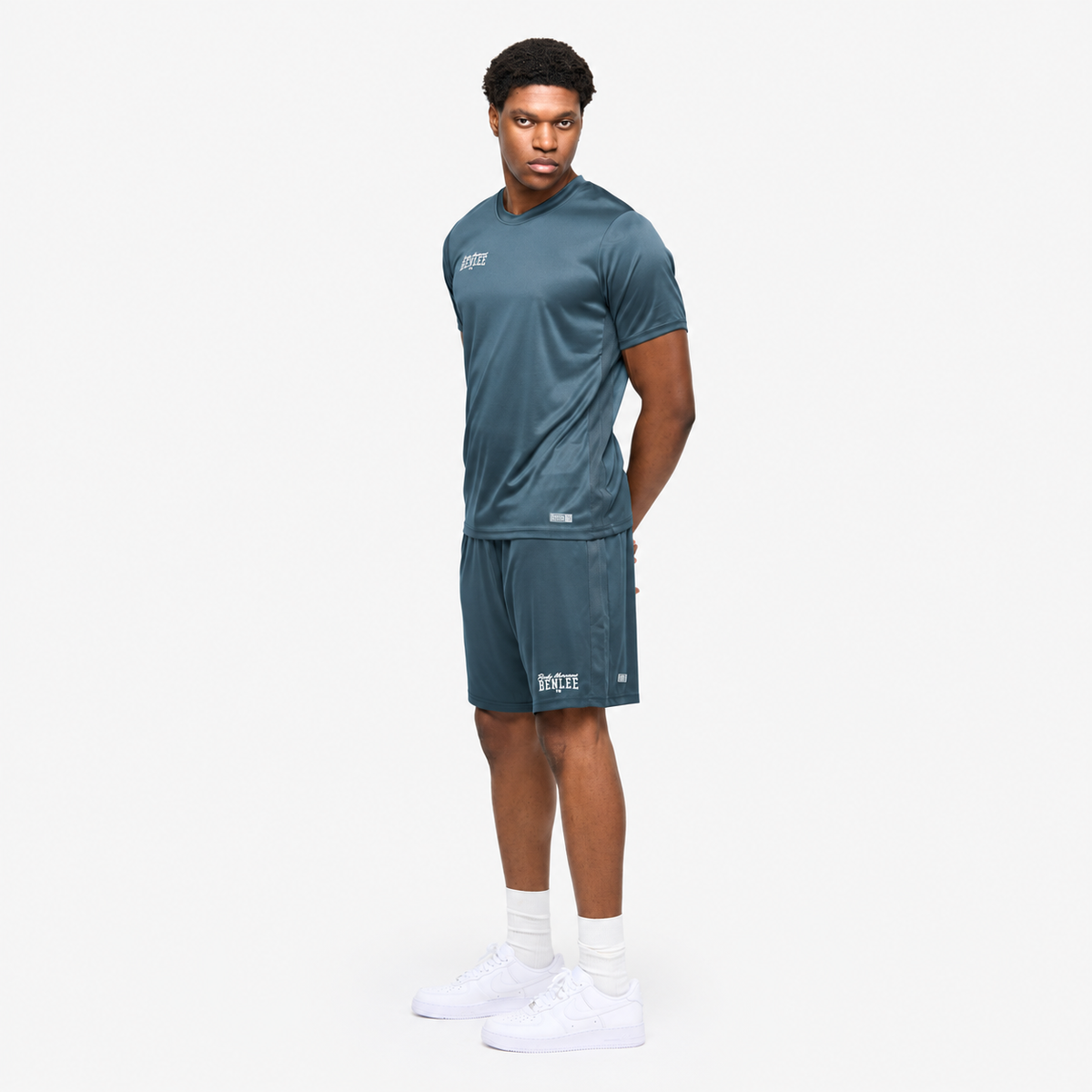 Benlee ALEXUS Functionele Sportshort Heren - Dark Blue/White